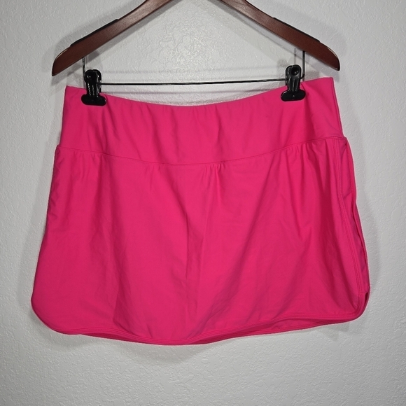 Other - Soothfeel XXXL Tummy Control Pink Swim Skort Skirt